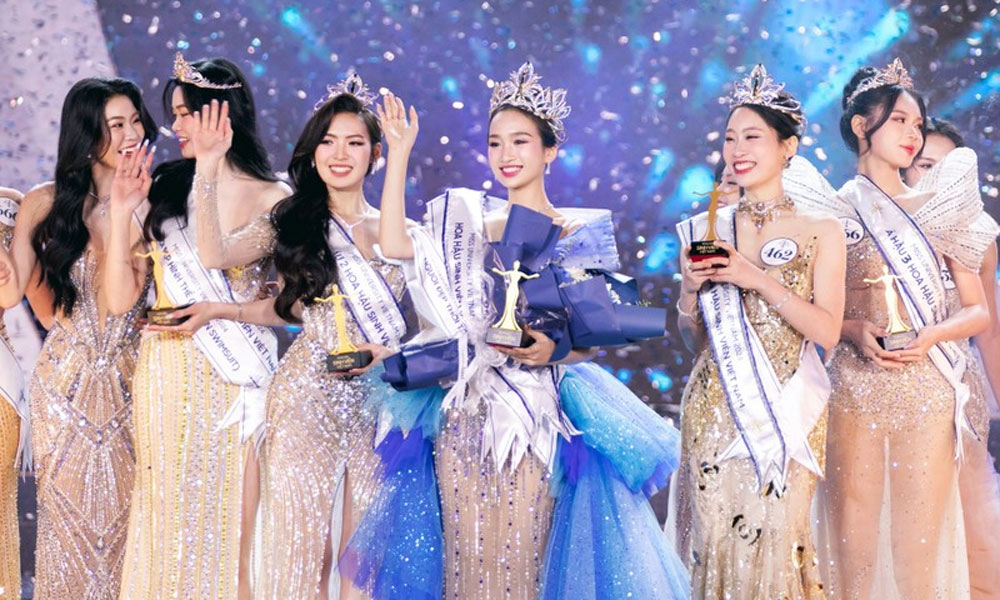 19-year-old Duong Tra Giang crowned Miss University Vietnam 2024